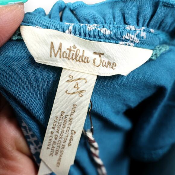 Matilda Jane Just Imagine Zoey Floral Smocked Girls NWT Dress Size 4 - Picture 5 of 10